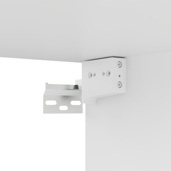 Meubles TV 4 pcs Blanc 100x30x30 cm Bois d'ingénierie – Image 5