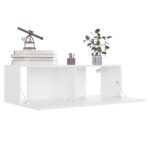 Ensemble de meubles TV 6 pcs Blanc Bois d'ingénierie – Image 2