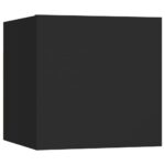 Ensemble de meubles TV 6 pcs Noir Bois d'ingénierie – Image 4