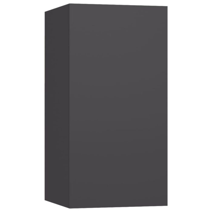 Meubles TV 4 pcs Gris 30,5x30x60 cm Bois d'ingénierie – Image 2