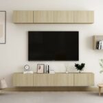 Meubles TV 4 pcs Chêne sonoma 100x30x30 cm Bois d'ingénierie