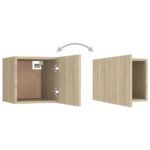 Ensemble de meubles TV 6 pcs Chêne sonoma Bois d'ingénierie – Image 5