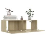 Ensemble de meubles TV 6 pcs Chêne sonoma Bois d'ingénierie – Image 2