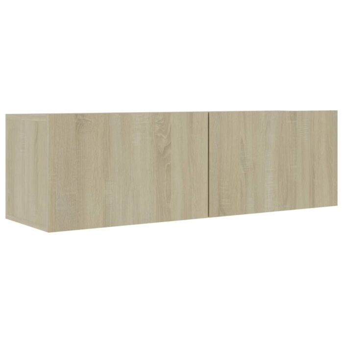 Ensemble de meuble TV 5 pcs Chêne sonoma Bois d'ingénierie – Image 4