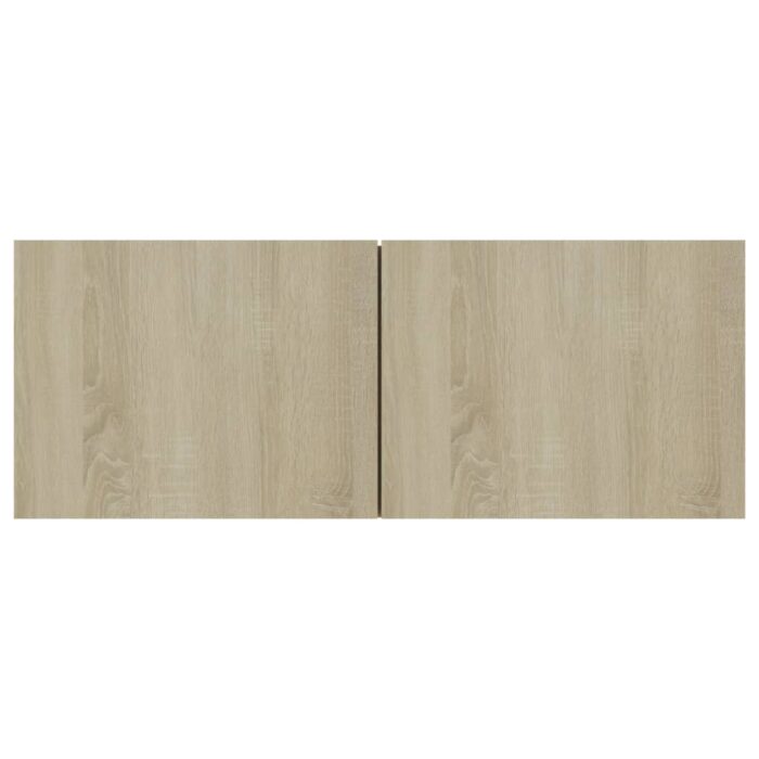 Meubles TV 3 pcs Chêne sonoma Bois d'ingénierie – Image 3