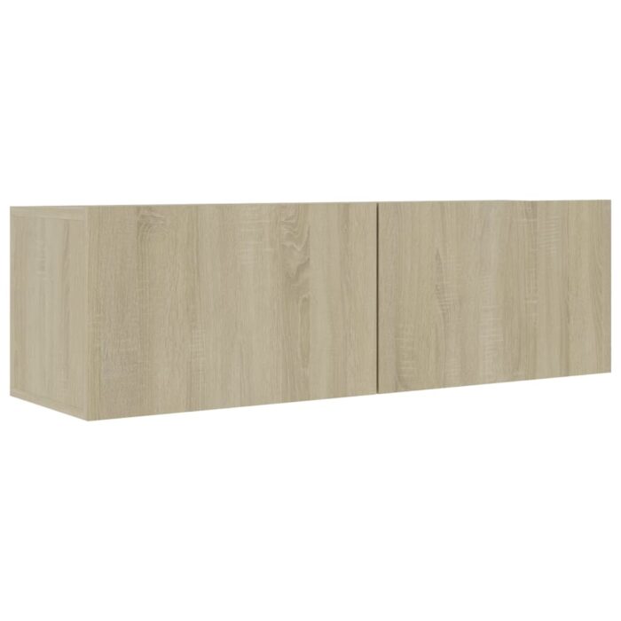 Ensemble de meuble TV 7 pcs Chêne sonoma Bois d'ingénierie – Image 3