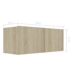 Ensemble de meuble TV 7 pcs Chêne sonoma Bois d'ingénierie – Image 5