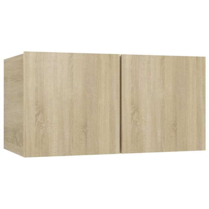 Ensemble de meubles TV 8 pcs Chêne sonoma Bois d'ingénierie – Image 3