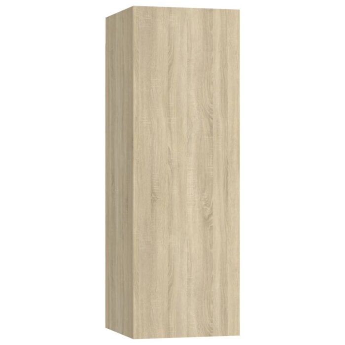 Meubles TV 4 pcs Chêne sonoma 30,5x30x90 cm Bois d'ingénierie – Image 2