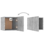 Ensemble de meubles TV 7 pcs Gris béton Bois d'ingénierie – Image 7