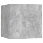 Ensemble de meuble TV 8 pcs Gris béton Bois d'ingénierie – Image 3