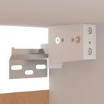 Tables de chevet 2 pcs Blanc 30,5x30x30 cm Bois d'ingénierie – Image 9