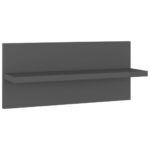 Étagères murales 4 pcs gris 40x11,5x18 cm bois d'ingénierie – Image 3