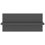 Étagères murales 4 pcs gris 40x11,5x18 cm bois d'ingénierie – Image 4