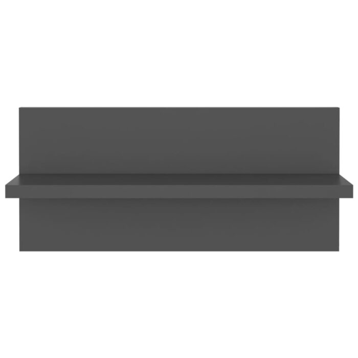 Étagères murales 4 pcs gris 40x11,5x18 cm bois d'ingénierie – Image 4
