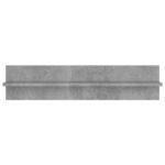 Étagères murales 2pcs Gris béton 80x11,5x18cm bois d'ingénierie – Image 4