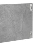 Étagères murales 2pcs Gris béton 80x11,5x18cm bois d'ingénierie – Image 6
