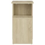 Table d'appoint Chêne sonoma 36x30x56 cm Bois d’ingénierie – Image 3
