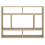 Étagère murale Chêne sonoma 75x16x55 cm Bois d'ingénierie – Image 2