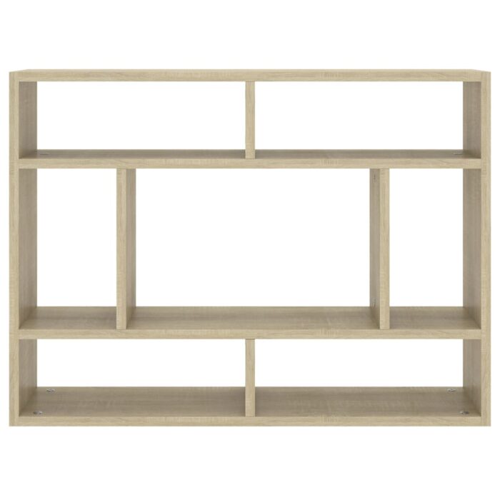 Étagère murale Chêne sonoma 75x16x55 cm Bois d'ingénierie – Image 2