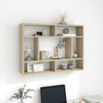 Étagère murale Chêne sonoma 75x16x55 cm Bois d'ingénierie