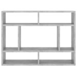Étagère murale Gris béton 75x16x55 cm Bois d'ingénierie – Image 2