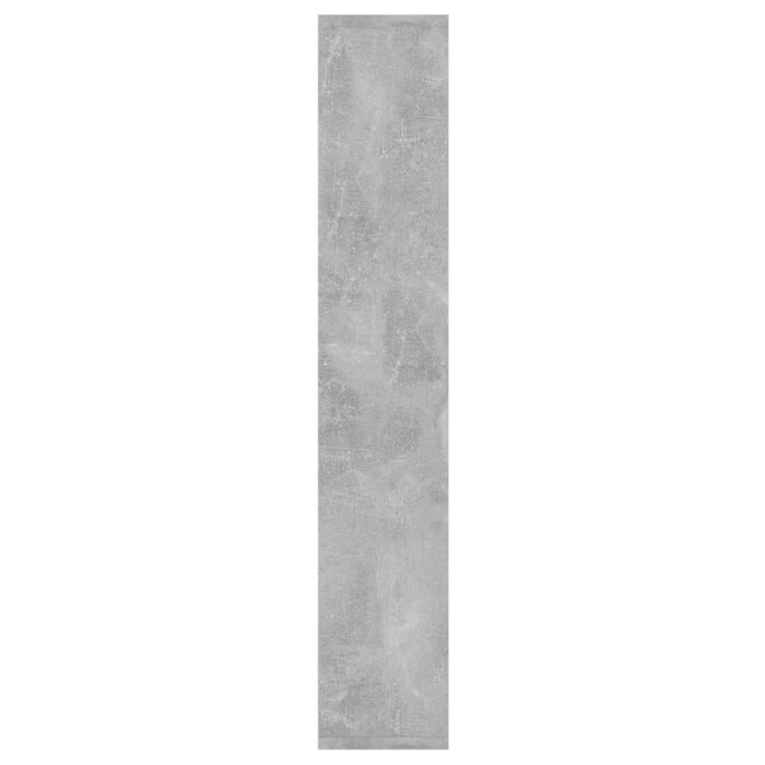 Étagère murale Gris béton 36x16x90 cm Bois d'ingénierie – Image 3