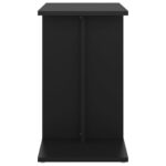 Table d'appoint Noir 50x30x50 cm Bois d’ingénierie – Image 4