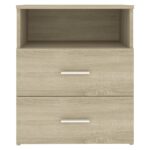 Tables de chevet 2 pcs Chêne sonoma 50x32x60 cm – Image 5