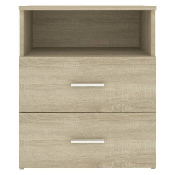 Tables de chevet 2 pcs Chêne sonoma 50x32x60 cm – Image 5