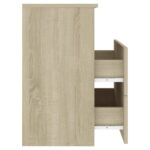 Tables de chevet 2 pcs Chêne sonoma 50x32x60 cm – Image 6