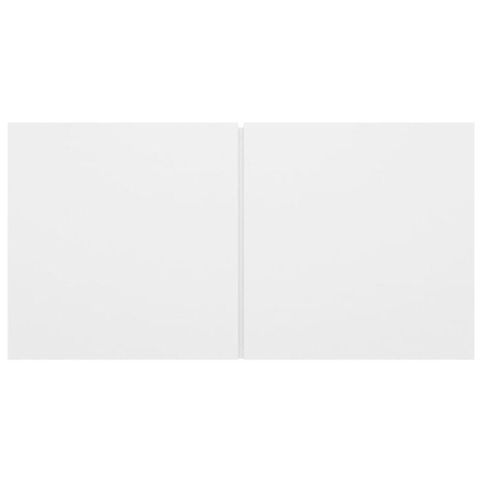 Meuble TV suspendu Blanc 60x30x30 cm – Image 2