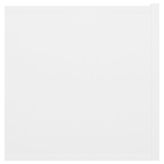 Meuble TV suspendu Blanc 60x30x30 cm – Image 4