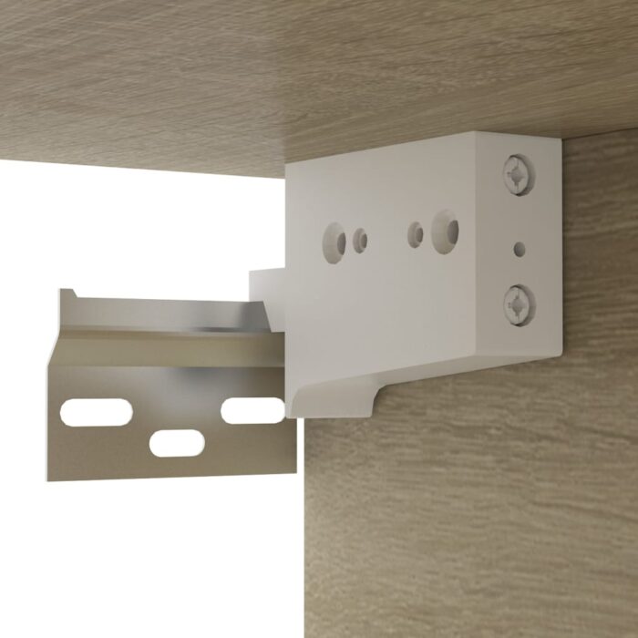Meuble TV suspendu Chêne sonoma 60x30x30 cm – Image 5