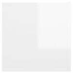 Meubles TV suspendus 2 pcs Blanc brillant 60x30x30 cm – Image 5