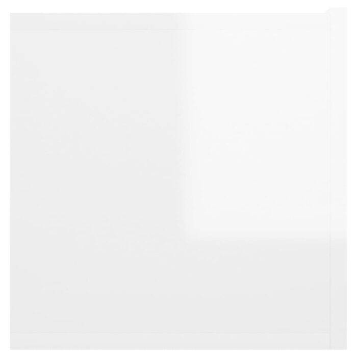Meubles TV suspendus 2 pcs Blanc brillant 60x30x30 cm – Image 5