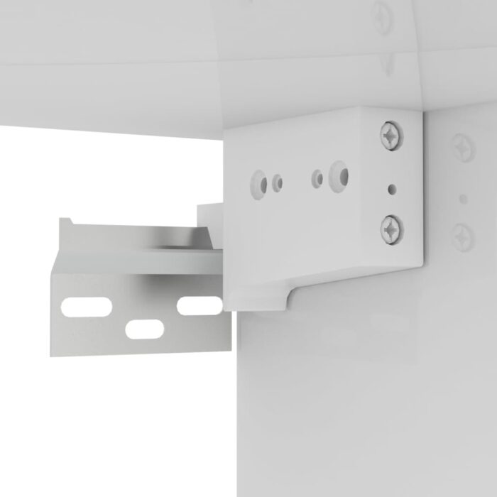 Meubles TV suspendus 2 pcs Blanc brillant 60x30x30 cm – Image 6