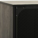 Meuble TV Gris 105x36x47 cm Métal et MDF – Image 6