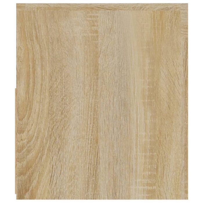 Tables de chevet 2 pcs avec LED Chêne Sonoma 60x35x40 cm – Image 4