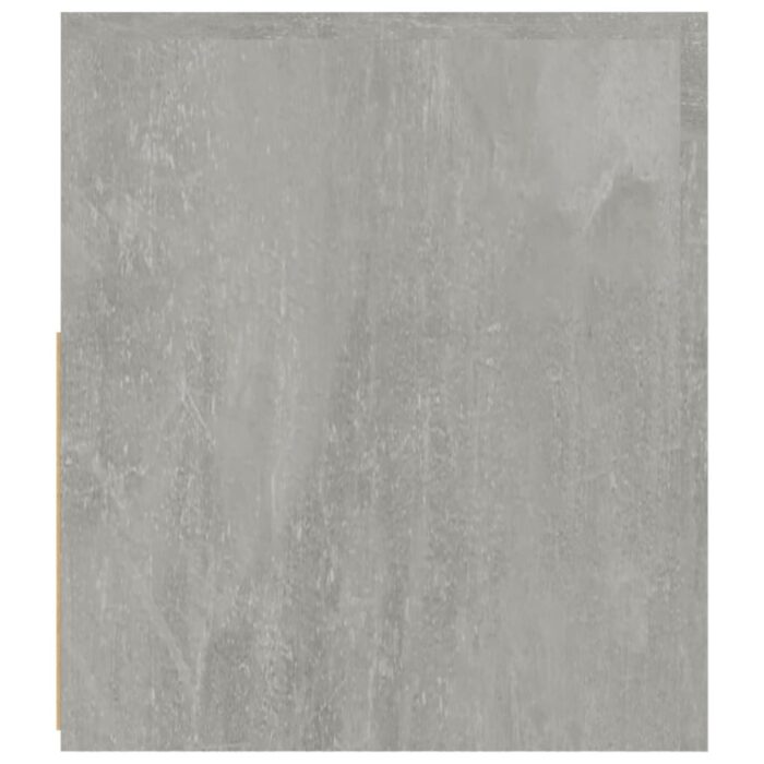 Tables de chevet 2 pcs avec LED Gris béton 60x35x40 cm – Image 4