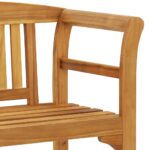 Banc de jardin 114 cm bois d'acacia solide – Image 4