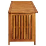 Boîte de rangement de jardin 175x50x58 cm Bois d'acacia solide – Image 4