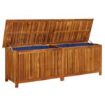 Boîte de rangement de jardin 175x50x58 cm Bois d'acacia solide – Image 6