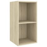 Ensemble de meuble TV 3 pcs Chêne sonoma Bois d'ingénierie – Image 2