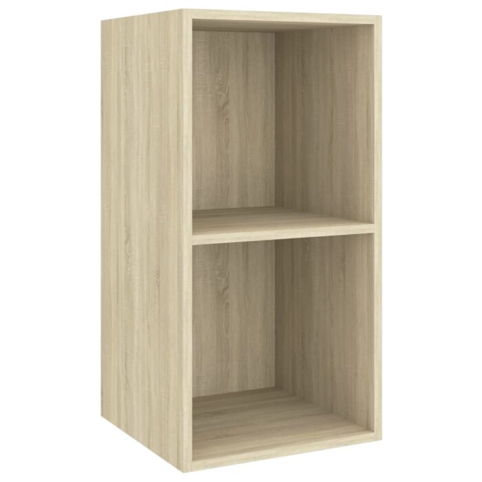 Ensemble de meuble TV 3 pcs Chêne sonoma Bois d'ingénierie – Image 2