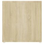 Meubles TV 2 pcs Chêne sonoma 107x35x37 cm Bois d'ingénierie – Image 4