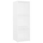 Meubles TV 3 pcs Blanc 107x35x37 cm Bois d'ingénierie – Image 5