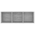 Meubles TV 3 pcs Gris béton 107x35x37 cm Bois d'ingénierie – Image 3