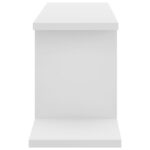 Étagère TV murale Blanc 125x18x23 cm Bois d’ingénierie – Image 4