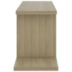 Étagère TV murale Chêne Sonoma 125x18x23 cm Bois d’ingénierie – Image 4